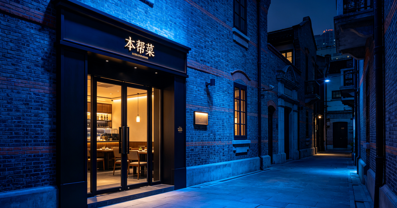 本帮餐饮店案例配图