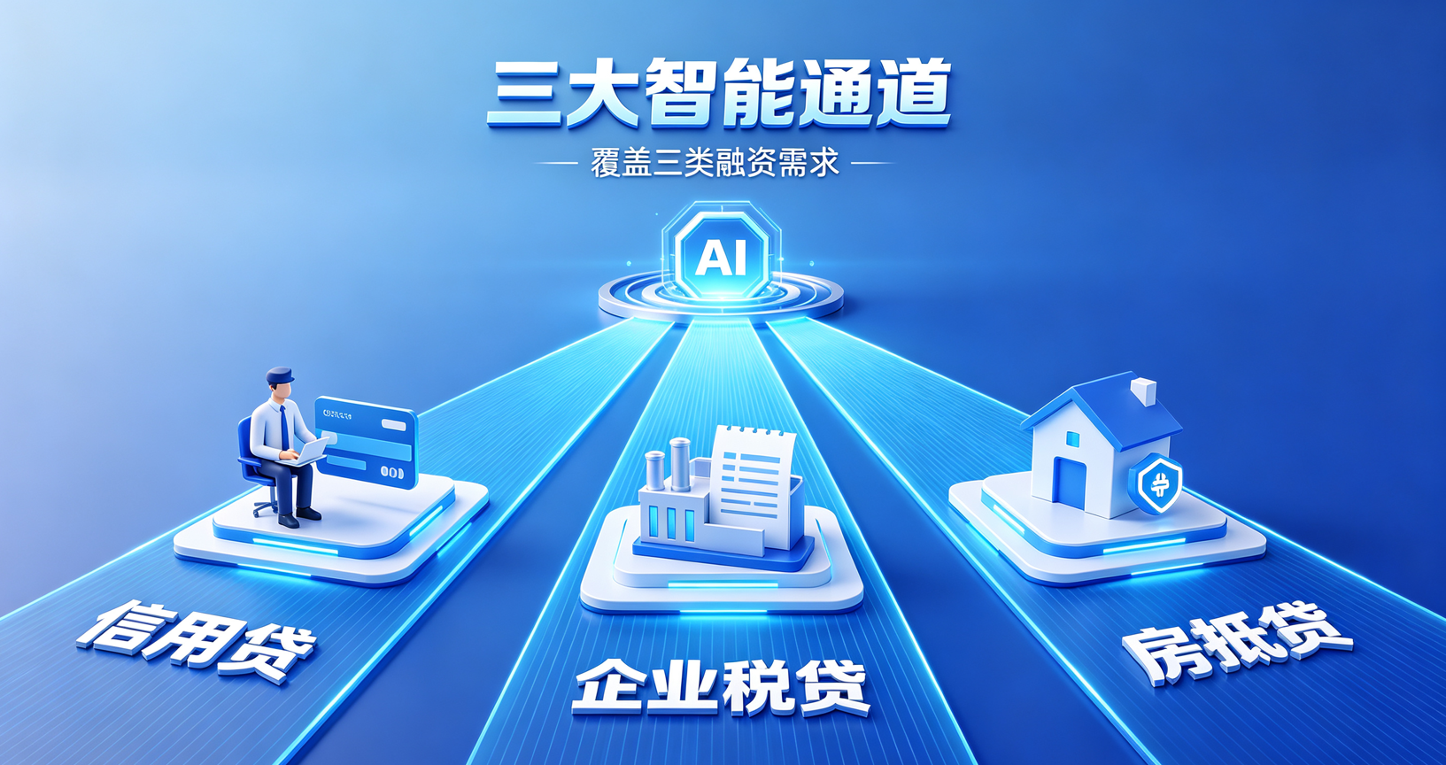 AI贷款三大智能通道