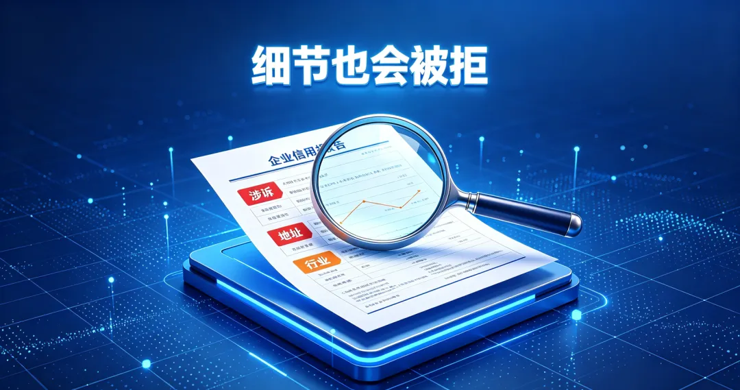 法人变更以外，这些细节也可能被拒