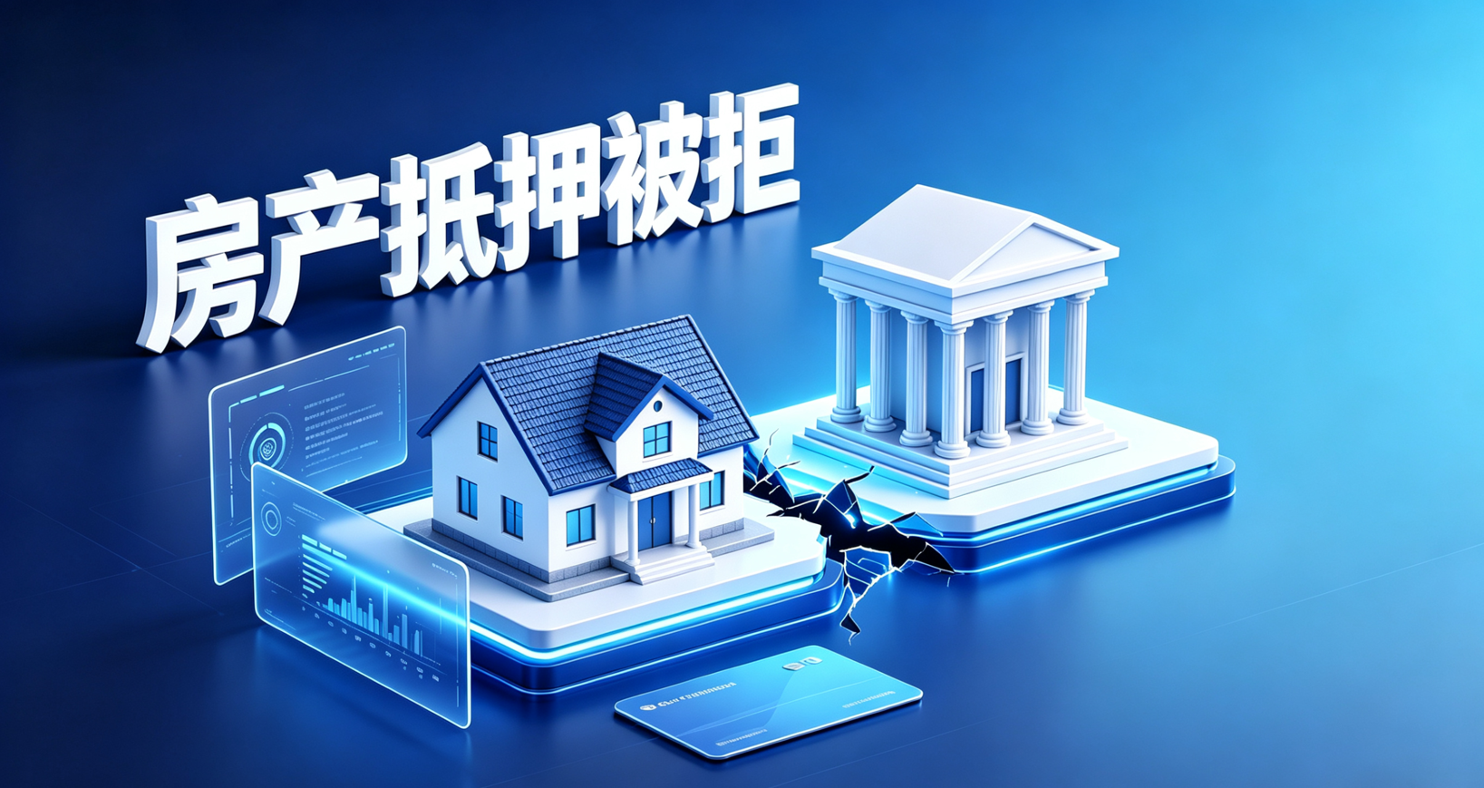 房产抵押总被银行拒绝