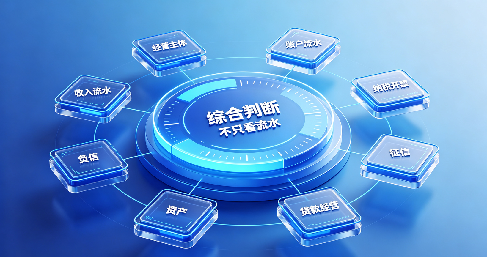 企业贷款不只看流水